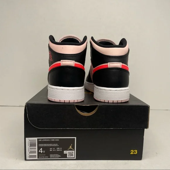 Nike Air Jordan 1 Retro Mid GS “Atmosphere” NEW 2022 - Picture 4 of 4
